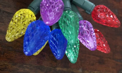 GE Energy Smart LED C-6 Loose Bulbs 10 Ct Multi (Long Stem) - Image 1 of 4