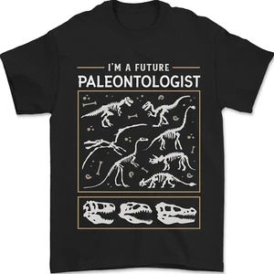 Camiseta Future Paleontologist Dinosaurs T-Rex para hombre 100 % algodón - Imagen 1 de 2