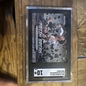 2023-24  Victor Wembanyama Prizm Break #1 Rookie RC Prizm Draft Picks SGC 10 - Picture 1 of 2