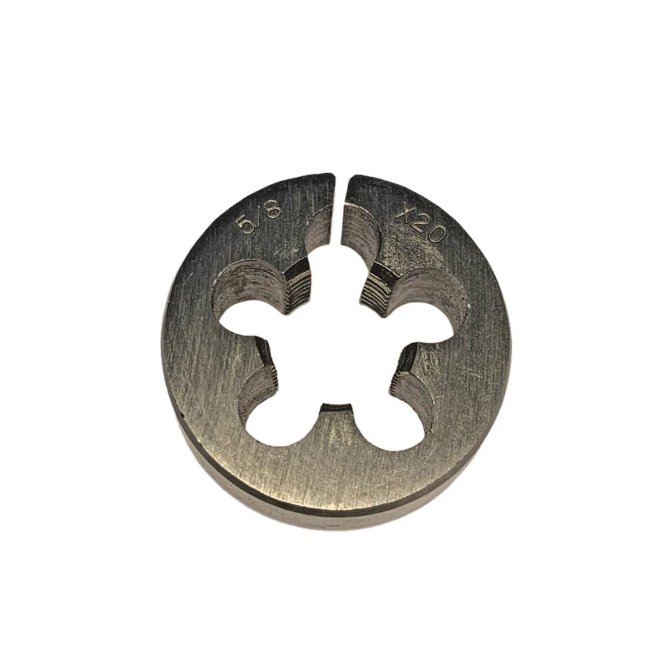 5/8" X 20TPI THREADING DIE ROUND DIE CARBON STEEL 5/8 X 20 RDGTOOLS - Image 1 of 1