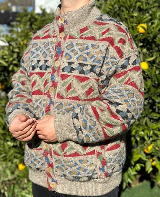 Rare Missoni Reversible Double Sided Bomber Jacket Rainbow Size M 48 50 - Image 1 of 4