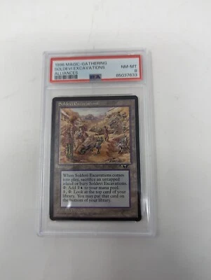 1996 MTG Magic The Gathering "Soldevi Excavations" Alliances PSA 8 - Image 1 of 2