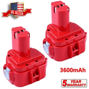 2Pack For Makita 12V NiMh Battery 4.8Ah 1200 1220 1201 1222 1233 1234 1235 PA12 - Picture 1 of 12