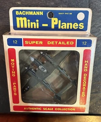 Bachmann Mini-Planes Lightning P-38 #12 Complete In Box- See Pictures - Image 1 of 4