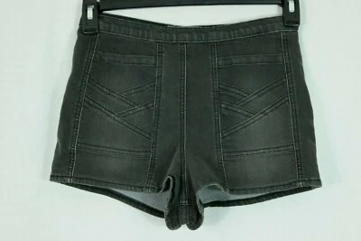 Botín Free People 28 tiro alto corto gris lavado elástico 1,5" entrepierna cremallera lateral Foto 1 de 4