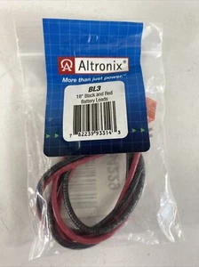 "Cables de batería Altronix BL3 18"" negro y rojo" - Imagen 1 de 4