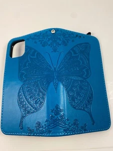 Apple iPhone 11 Pro Folding Wallet Case in Butterfly Blue. Brand New (186) - Photo 1 sur 3