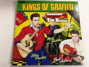 Elvis Presley,Paul Anka,Neil Sedaka - Kings Of Graffiti Like New Import 12`` LP - Picture 1 of 4