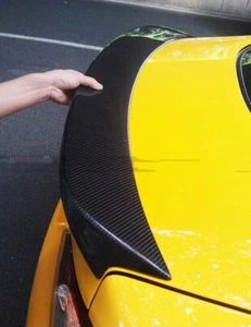 For Hyundai Genesis Real Carbon Fiber Spoiler Performance Rear Trunk Wing Coupe - Picture 1 of 3