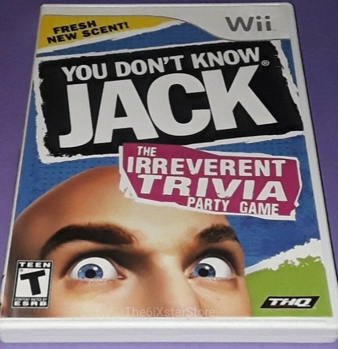 YOU DONT KNOW JACK Nintendo Wii Game - 2010 THQ Complete Party Fun Puzzle Trivia - Image 1 of 1