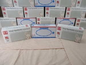 Vinyl Untersuchungshandschuhe transparent 300 Stück Cardinal Health Basic Größe Extra Large XL - Bild 1 von 8