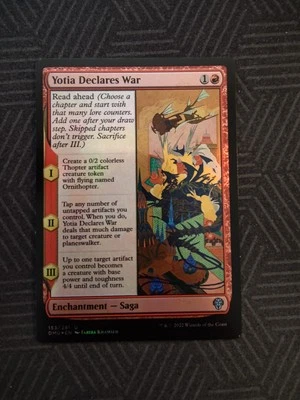 mtg yotia declares war foil dominaria united - Image 1 of 2