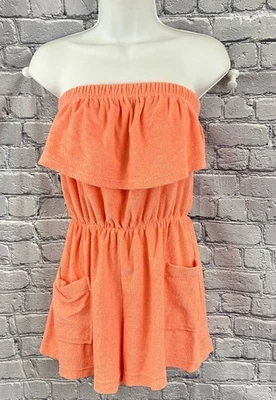 Pantalones Cortos De Colección Gloria's Fashions Terry Tela Tubo Mameluco Cubrir L Años 80 Playa Foto 1 de 4