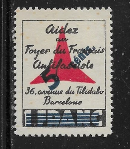 SPAIN FOYER DU FRANCAIS EDIFIL 3094 MNH SPANISH CIVIL WAR - Picture 1 of 1