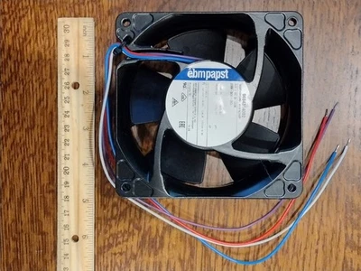 EBM Papst 4114 N/2H8P Electronic Axial Fan 24VDC 5A 120W 4-Wire - Image 1 of 4