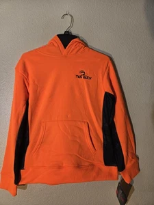 Ten Buck Hunter Orange Youth Fleece HoodieSize 10-12 L NWT - Picture 1 of 3