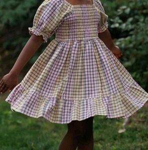 well dressed wolf 10 Girls Plaid Dress Multi-color NWT - Picture 1 of 19