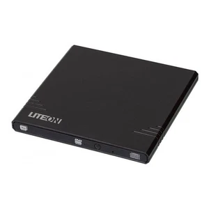 Lite-On 8x External Slim CD/DVD Writer - Black - Afbeelding 1 van 4