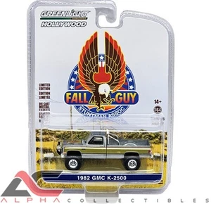 CAMIONETA PICKUP RAW CHASE GREENLIGHT 44860F 1:64 1982 GMC K-2500 MARRÓN THE FALL GUY - Imagen 1 de 1