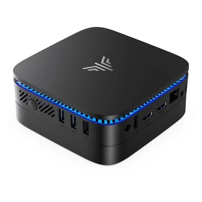 AK1PLUS Mini PC, N95 Processor (up to 3.4GHz), 8GB DDR4 RAM 256GB M.2 SSD, Mi... - Image 1 of 4