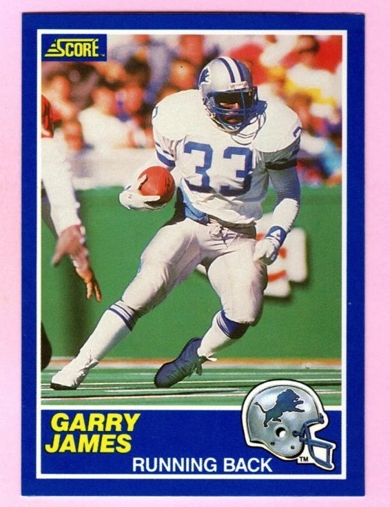 1989 Score Football Garry James #94 Detroit Lions - Image 1 of 1