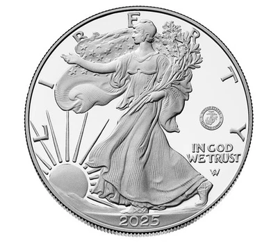 2025-P 1 Oz Silver 250TH ANNIV OF AMERICAN EAGLE US MARINE CORP Privy Proof Coin - Image 1 of 4