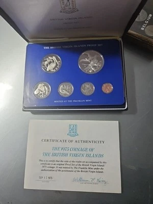 1975 British Virgin Islands Proof Coin Set – Sealed Coins, 6pc (SM.#10014) - Image 1 of 3