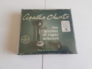 Agatha Christie The Murder Of Roger Ackroyd Audio CD Book Read By Hugh Fraser - Picture 1 of 4