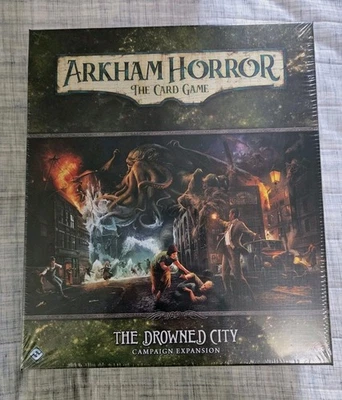 Arkham Horror Card Game LCG- The Drowned City Campaign Expansion, New/Sealed! - Image 1 of 2