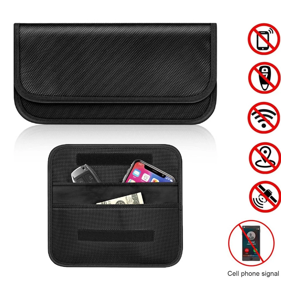 Nueva Bolsa Faraday Teléfono Celular Billetera Bolsa Bloqueo Señal de Radiación Estuche de Protección Foto 1 de 4