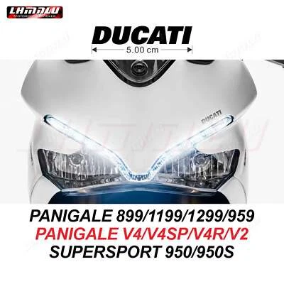 For DUCATI Head Sticker Motorcycle Fairing Decal Bodywork Vinyl Logo #540 Foto 1 de 4