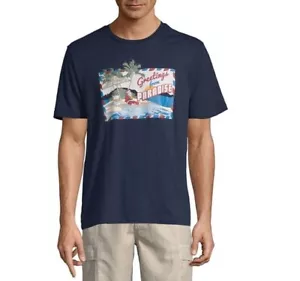 Men's Island Shores Crew Neck Short Sleeve T-Shirt - Merry Vacation, Paradise () - Picture 1 of 3