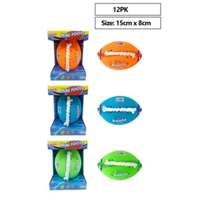 12pcs x Football Sport Games Beach Balls Footy AFL Game Kids Play Outdoor Toy - Picture 1 of 2