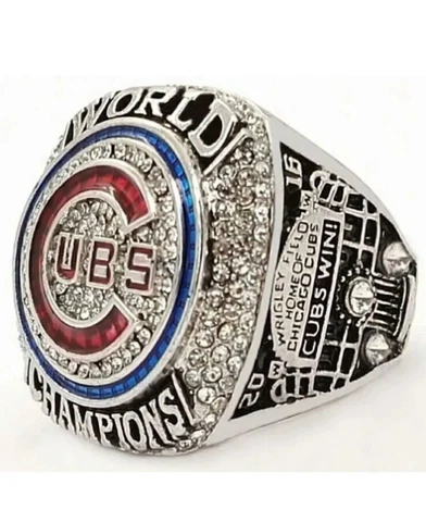 Chicago Cubs 2016 World Series Championship Ring Size 12 Nice Collectible Cover