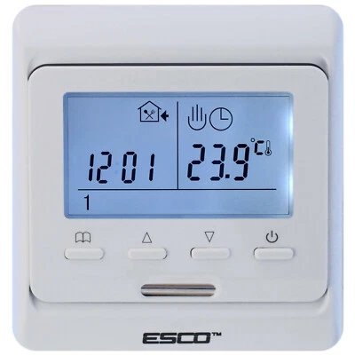 Raumthermostat Raum temperaturregler Fußbodenheizung Stellantriebe ElektroMatte - Bild 1 von 4