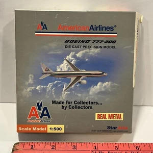 1:500 StarJets American Airlines Boeing 777 Airport Set Wings Airport Rare Set - Picture 1 of 14