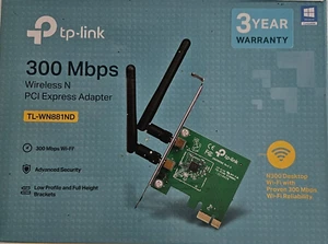 TP-Link TL-WN881ND WLAN PCI-Expres Netzwerk Karte Adapter 300Mbit Wifi - Bild 1 von 2