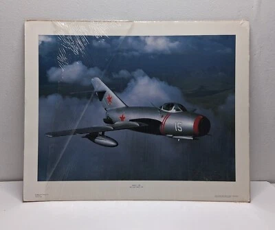 Impresión de póster artístico vintage raro de los gráficos MIG Power 1988 20x16. Foto 1 de 4