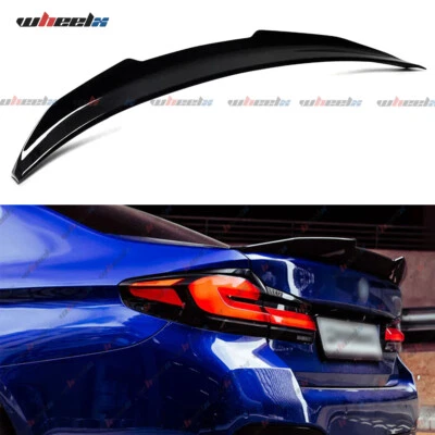 HIGHKICK PSM STYLE REAR TRUNK SPOILER FOR 2017-23 BMW G30 530i 540i M550i F90 M5 Foto 1 de 4