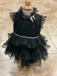 Janie & Jack Toddler Girl Black Dress - Picture 1 of 2