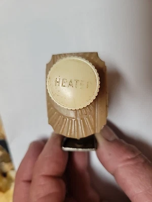 RARO ACCESORIO DE AUTOMÓVIL DE COLECCIÓN COLE INTERRUPTOR CALENTADOR ART DECO AÑOS 30 40 Foto 1 de 4