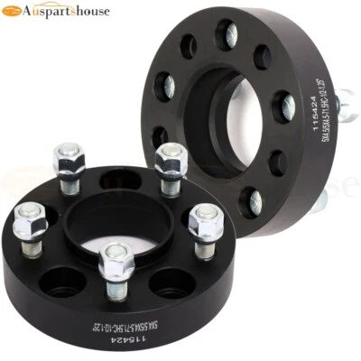 (2) Piezas Espaciadores de rueda de 1,25" de grosor 5x4,5 5x114,3 1/2" tacos para Jeep Liberty Foto 1 de 4