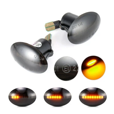 Dynamic Side Fender Marker LED Turn Signal Indicator Blinker Lights For Maserati - Image 1 of 4