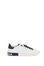 NEW Dolce & gabbana nappa leather portofino sneakers CS2203 AM779 BIANCO NERO AU