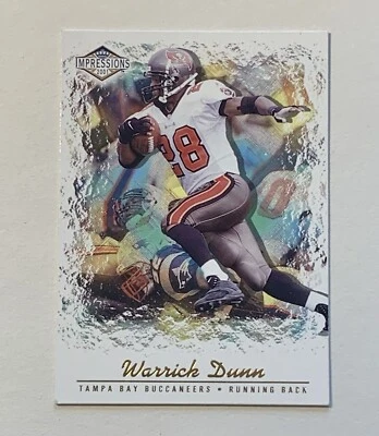 2001 Pacific Impressions Warrick Dunn #131 Tampa Bay Buccaneers - Image 1 of 2