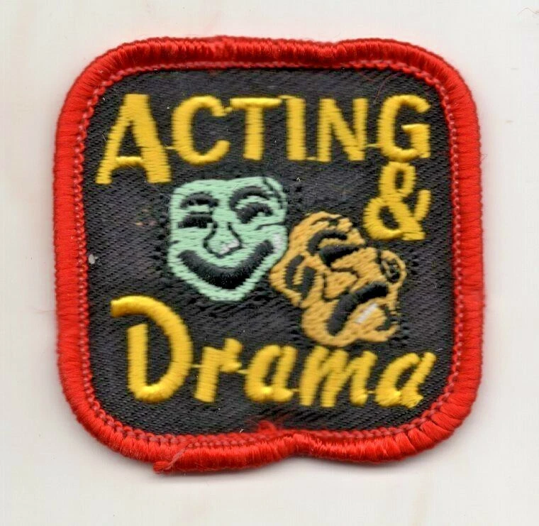 ACTING & DRAMA Iron On Patch Actors Actress - Image 1 of 1
