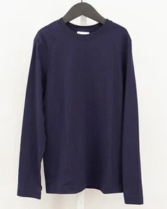 NWT Hanna Andersson Boys Size 150/12 Navy Blue Crewneck Pullover Soft Cotton - Picture 1 of 4