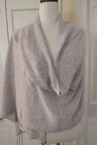 Lovely Beryll Large Cashmere Wrap/Scarf – NWT – Light Grey - $565 - Picture 1 of 5