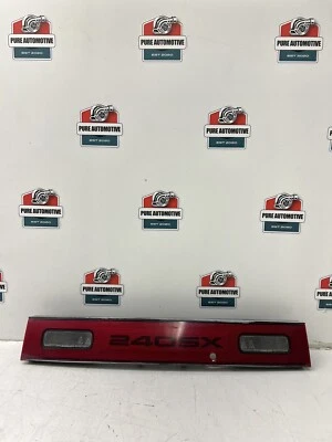 Nissan 240SX S13 1989-1993 barra de escotilla luz trasera decoración central reversa OEM 613 Foto 1 de 4