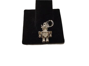 Dije robot sonriente Oliver Weber de cristal de Swarovski raro 3/4 pulgadas nuevo sin etiquetas - Imagen 1 de 9